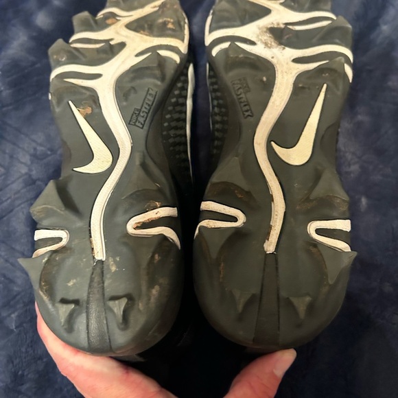 Nike Football Cleats Alpha Menace 2 Fast Flex Men Size 11 BV0146-001 Black White - Picture 5 of 6